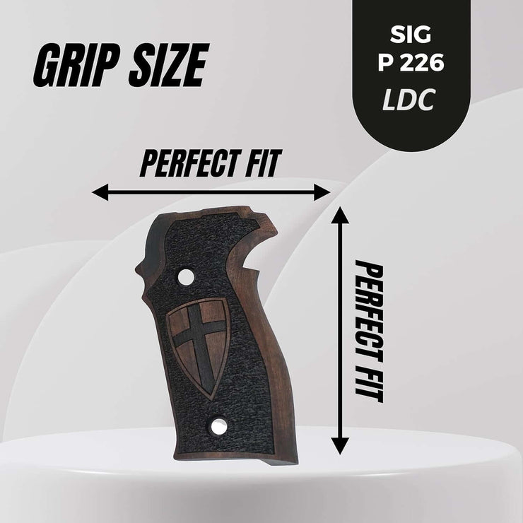 Sig Sauer P226 LDC II and LDC 2 Walnut Wood Grips