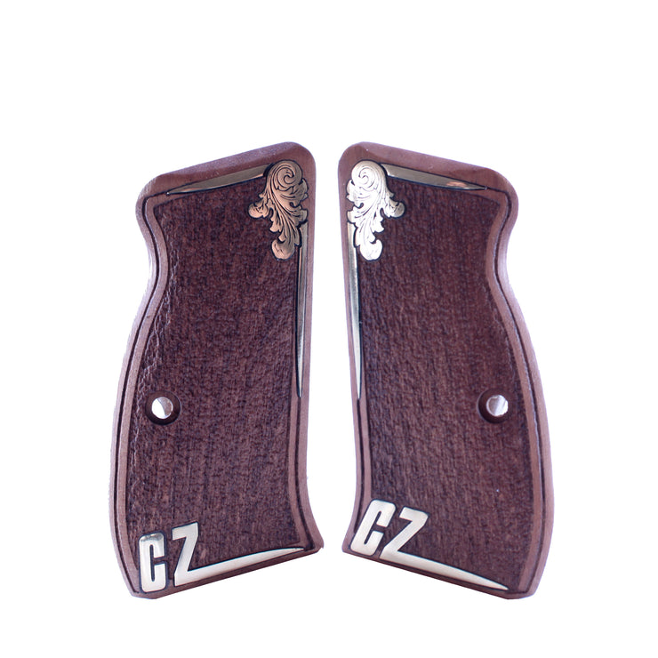 CZ 75B Compact Grips, Tonfoglio Wood Grips, Professional Walnut Wood Gun Grip