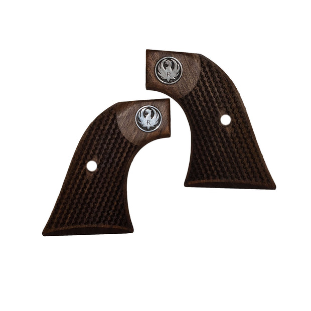 Ruger New Vaquero Silver Metal Gun Grips